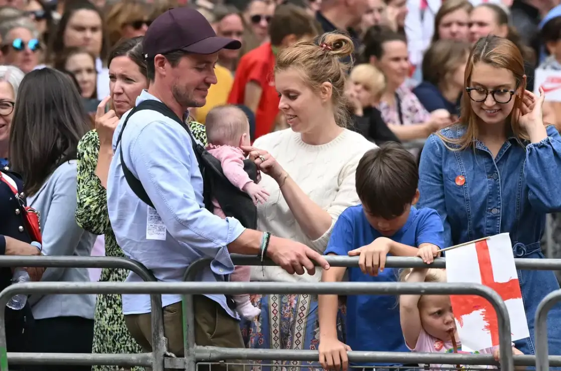 Beatrice has partnered with premature birth research charity Borne (JUSTIN TALLIS/AFP via Getty Images)