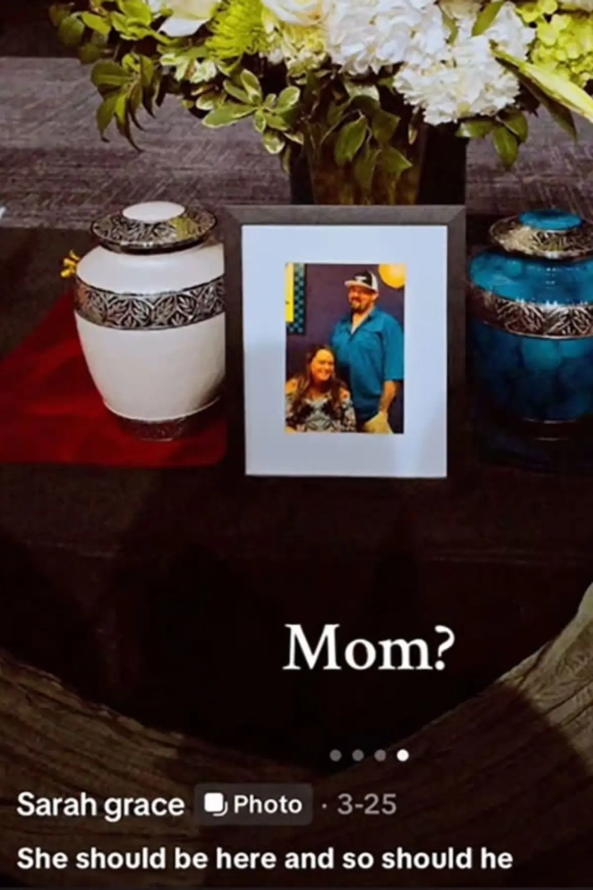 The teenager is said to have posted a series of chilling posts mourning her parents on TikTok (@sgrace04282/TikTok)