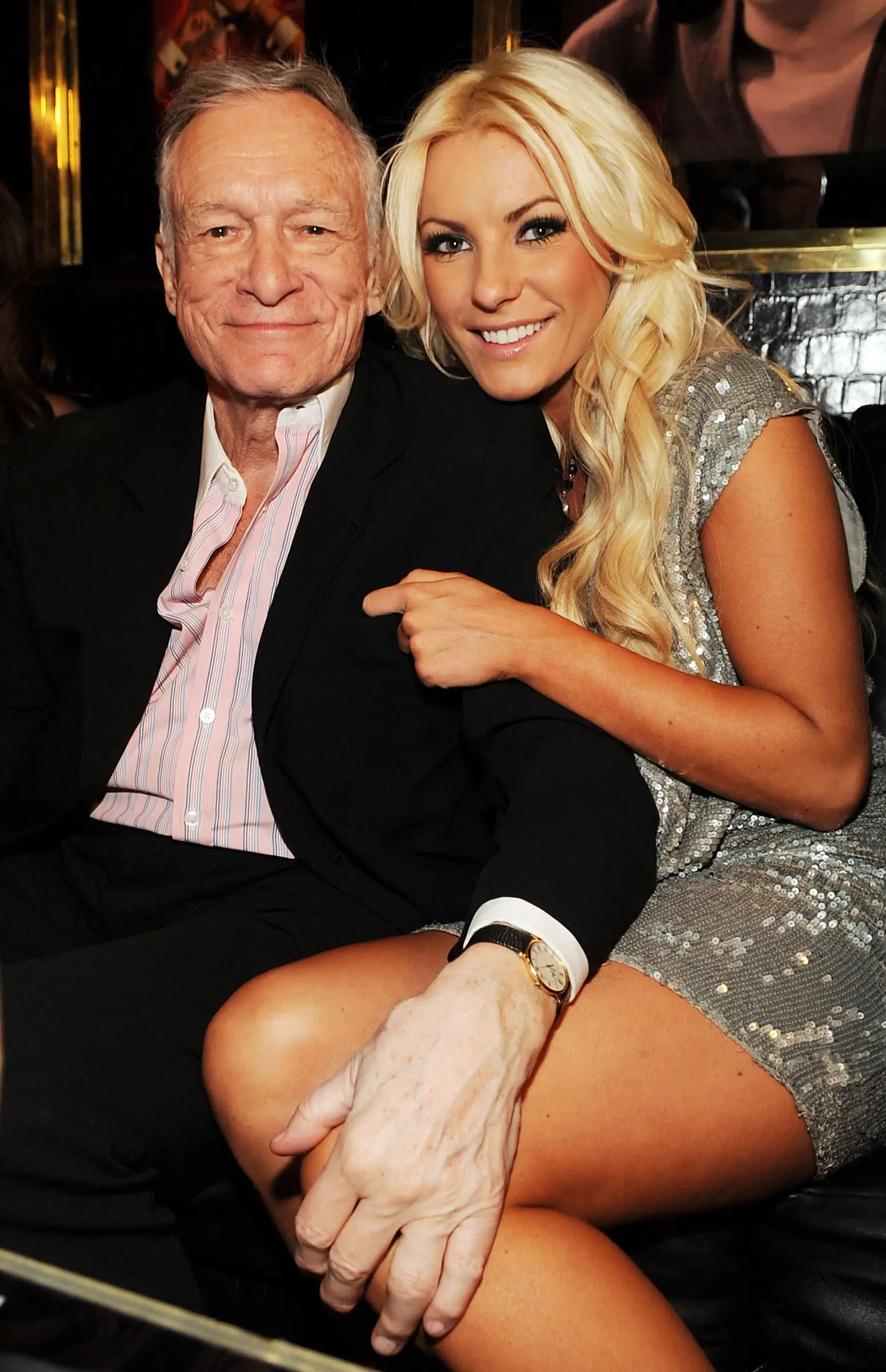 Hefner was 60 years Harris' senior (Denise Truscello/WireImage)