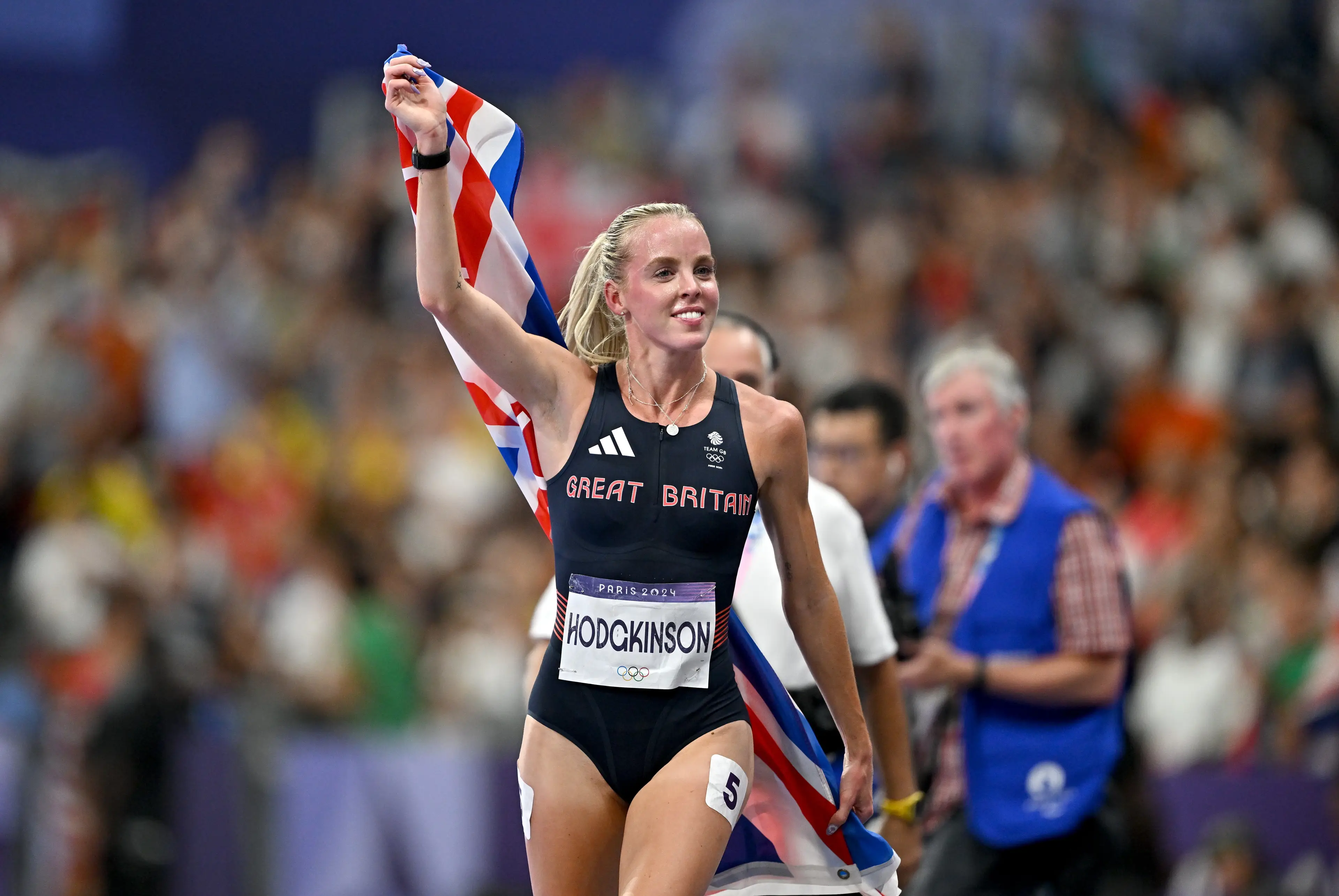 Hodgkinson won gold at this year's Paris Olympics (Sam Barnes/Sportsfile via Getty Images)