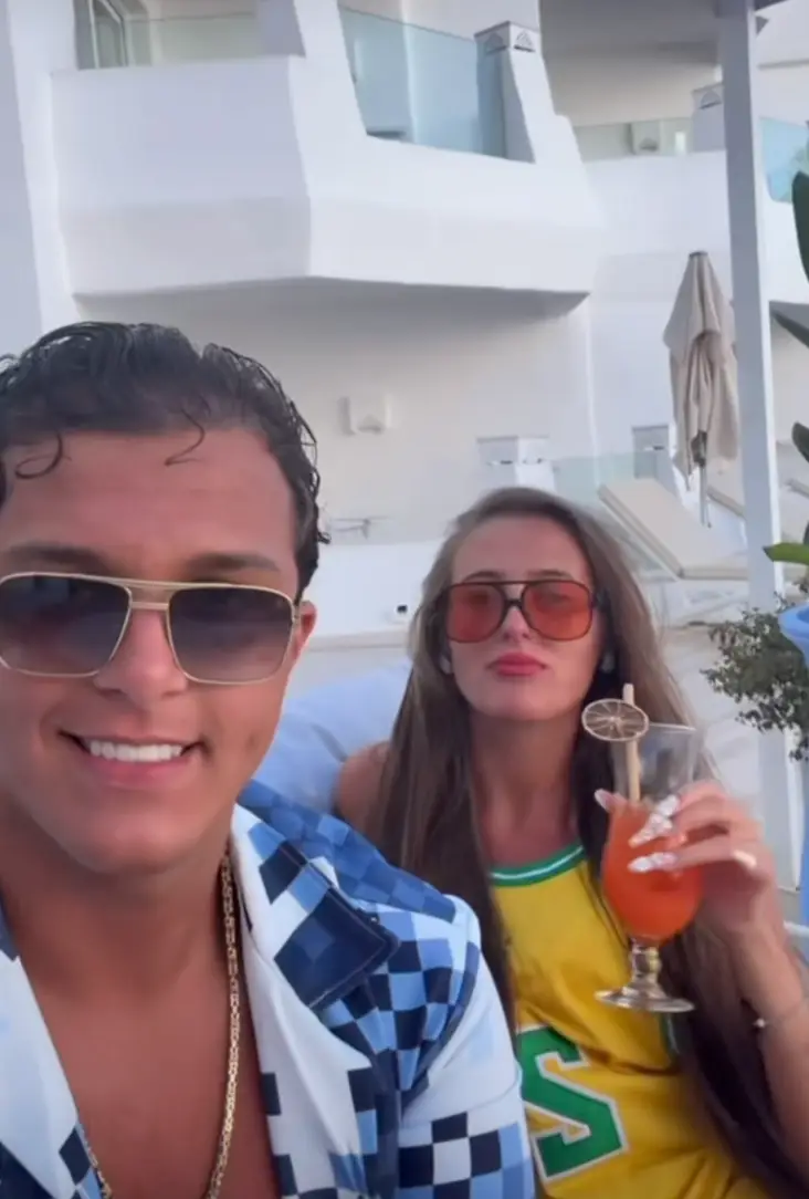 The honeymoon reportedly cost parents Tyson and Paris a whopping £30,000 (TikTok/@venezuelaffury)
