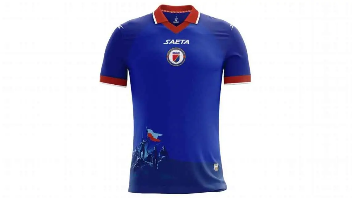 Saeta said the original kit design 'was not intended as a political statement' (Saeta)