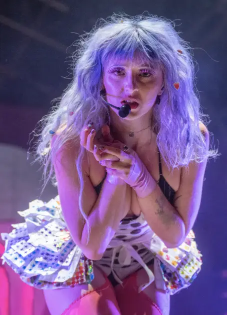 The boundary-pushing musician spoke candidly about 'free bleeding' during a recent concert (Katja Ogrin/Redferns)