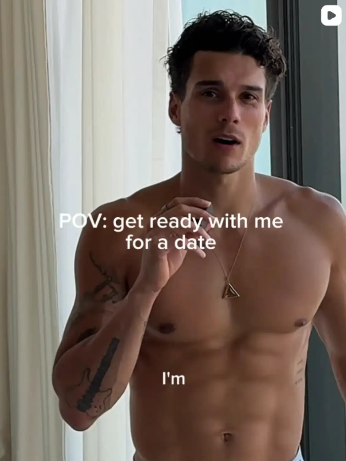 A British influencer in Dubai has sparked backlash for posting an outfit video during the airstrikes (Instagram/@milesjnazaire)