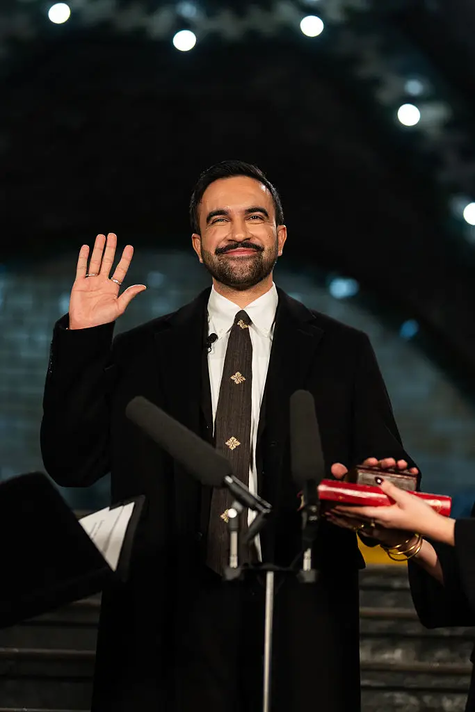 Zohran Mamdani just officially became mayor of New York City (Bloomberg/Getty Images)