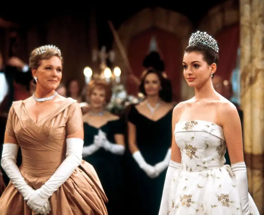 Hathaway rose to fame following her starring role in The Princess Diaries in the early 2000s (Disney)