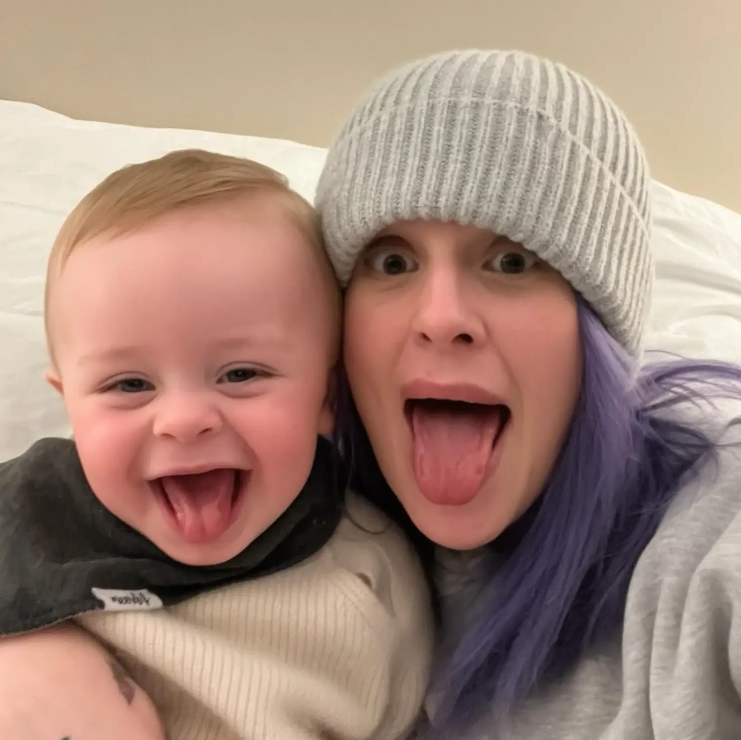 Kelly welcomed her son Sidney with husband Sid at the end of 2022.