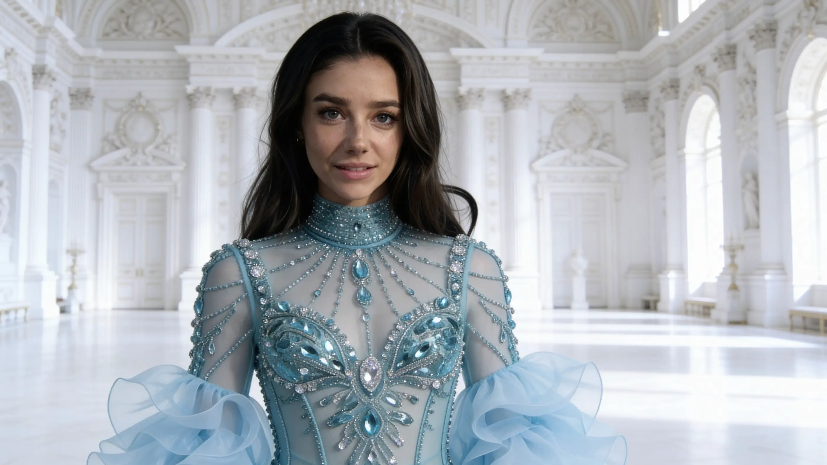 The music video was reportedly created using performance capture and an AI music website (YouTube/Tilly Norwood)