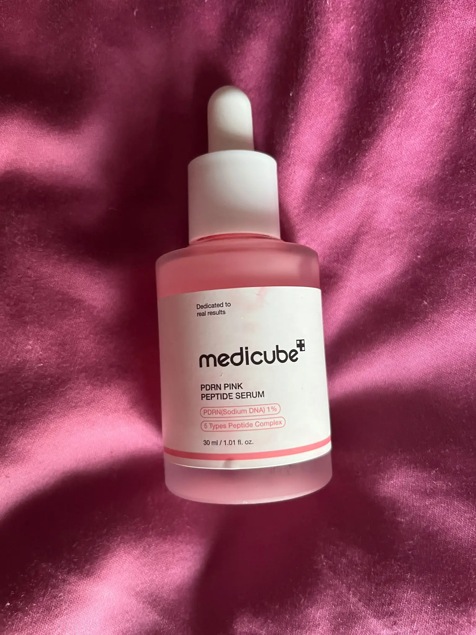 medicube PDRN Pink Peptide Serum with Salmon DNA (Photo credit: Samantha Price)