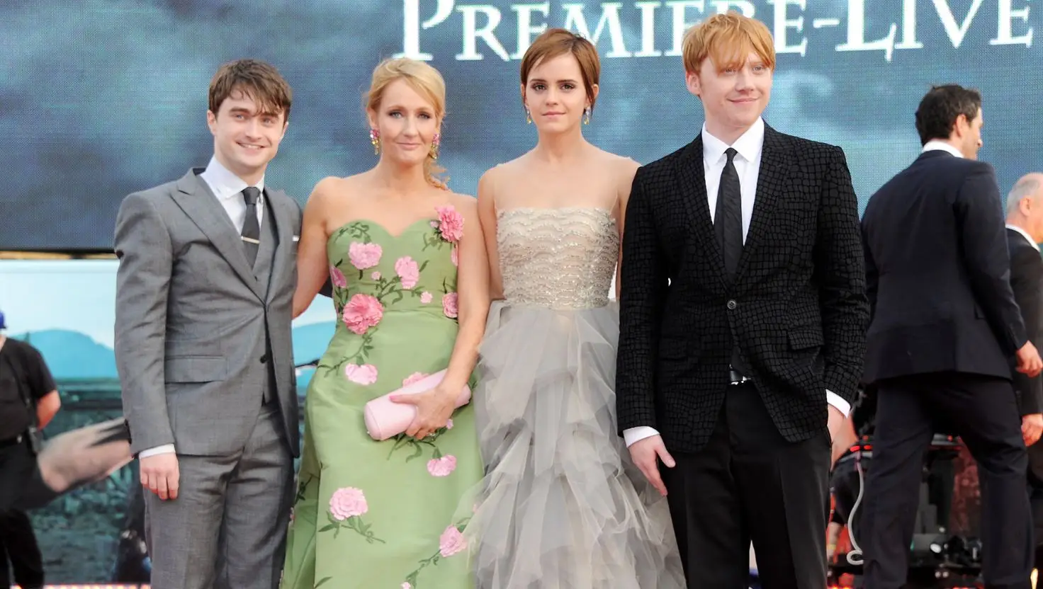 Author J. K. Rowling has publicly issued comments against Daniel Radcliffe, Emma Watson and Rupert Grint's views in the past (Dave M. Benett/Getty Images)