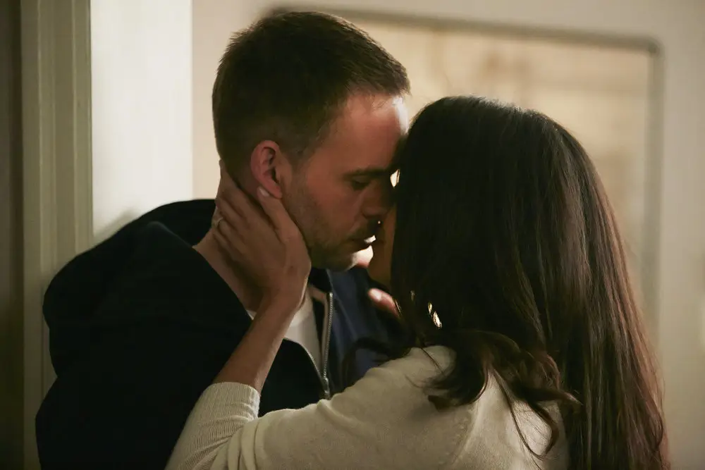 The Duchess of Sussex apparently favoured rolling her eyes at Adams (USA Network) 