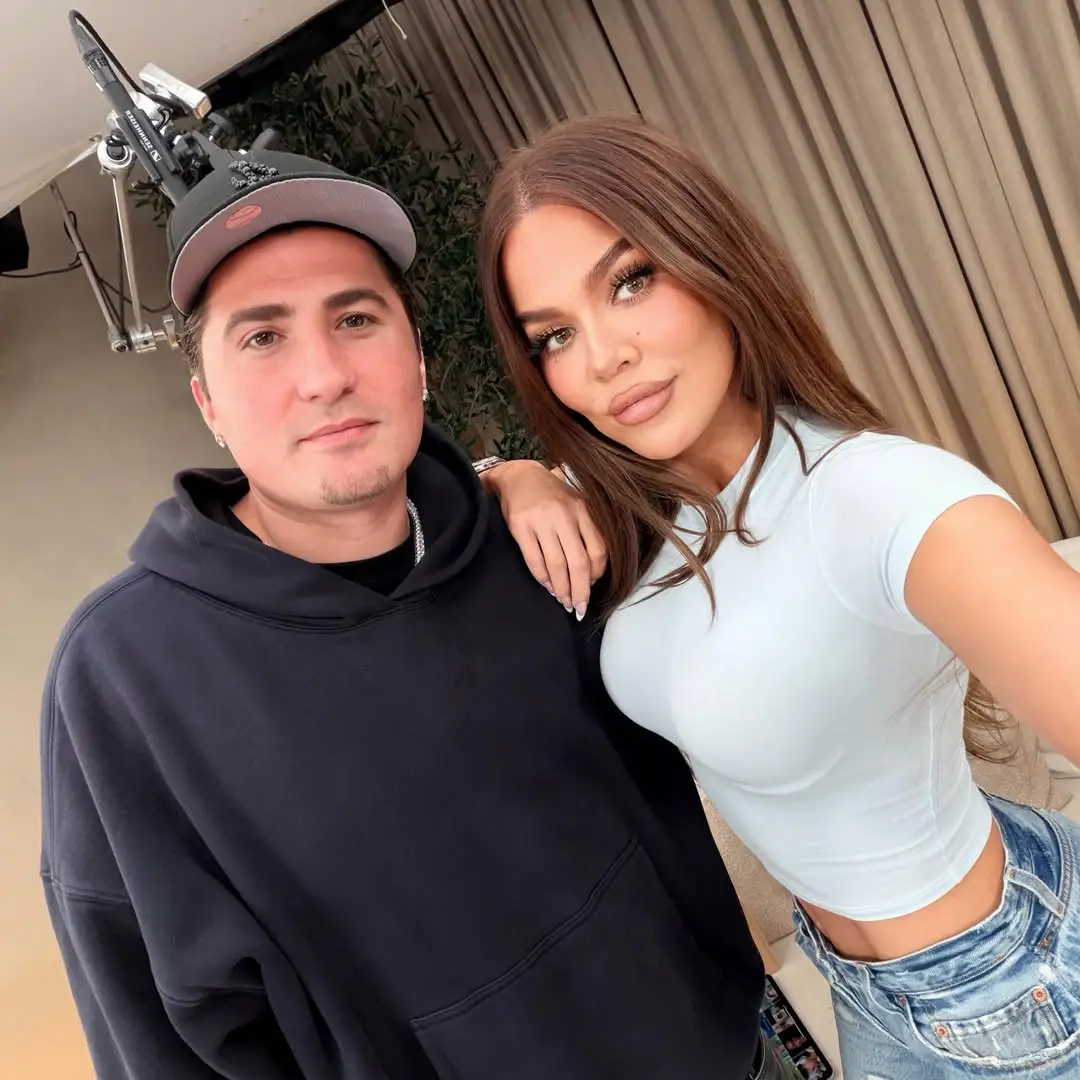 Khloé Kardashian shared a load of birthday post tributes for her friend Savas yesterday (Instagram/@khloekardashian)