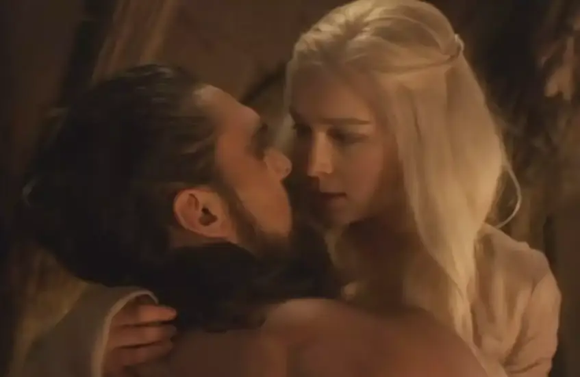 Her sex scenes left her in tears. (HBO)