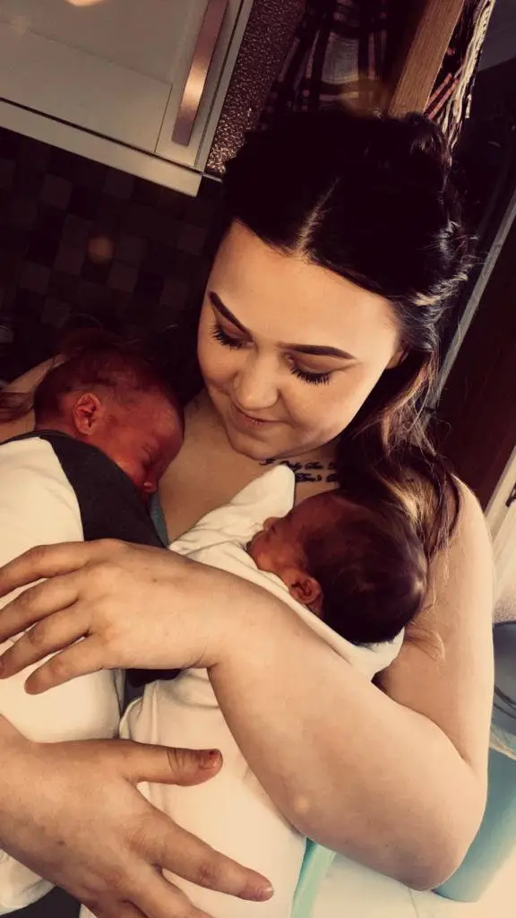 Jade had worried whether she would be able to have children.