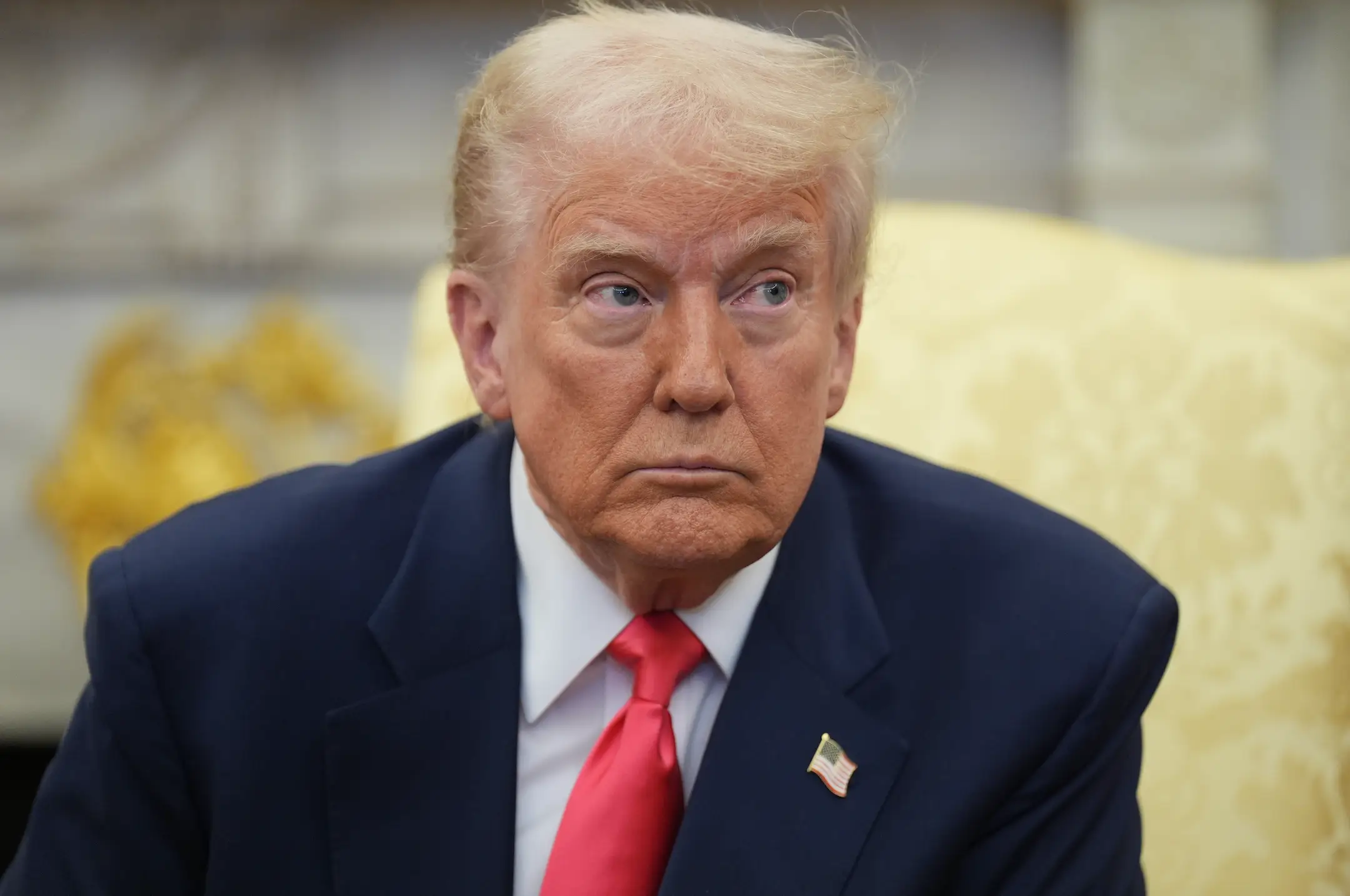 US President Donald Trump (Niall Carson/PA)