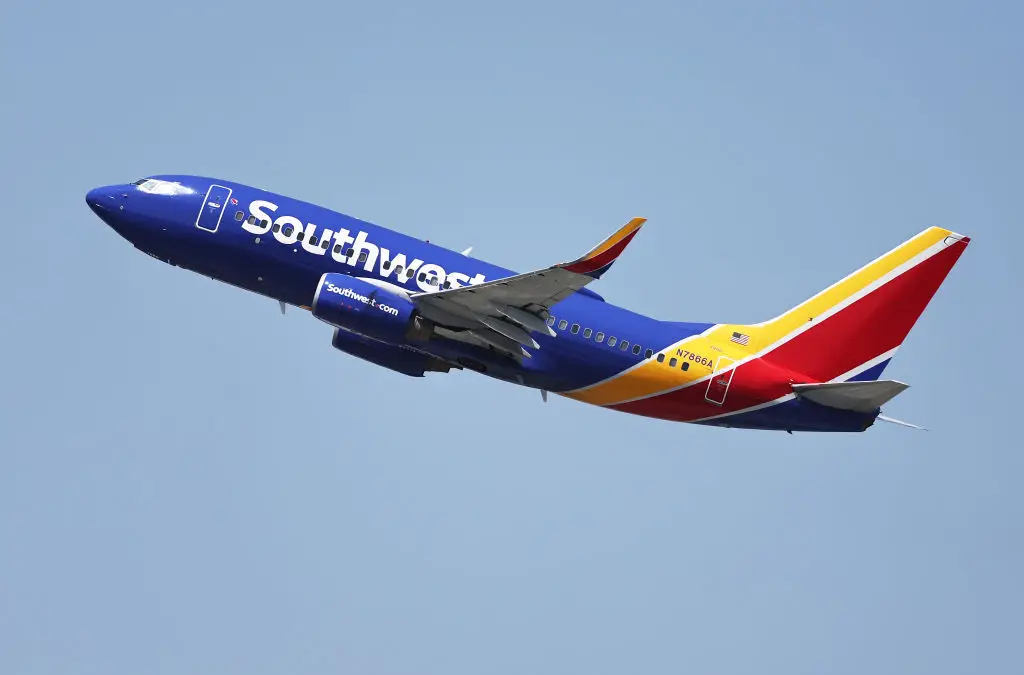 One father was accused of trafficking his own daughter on a Southwest Airlines flight last month (Mario Tama / Staff / Getty Images)