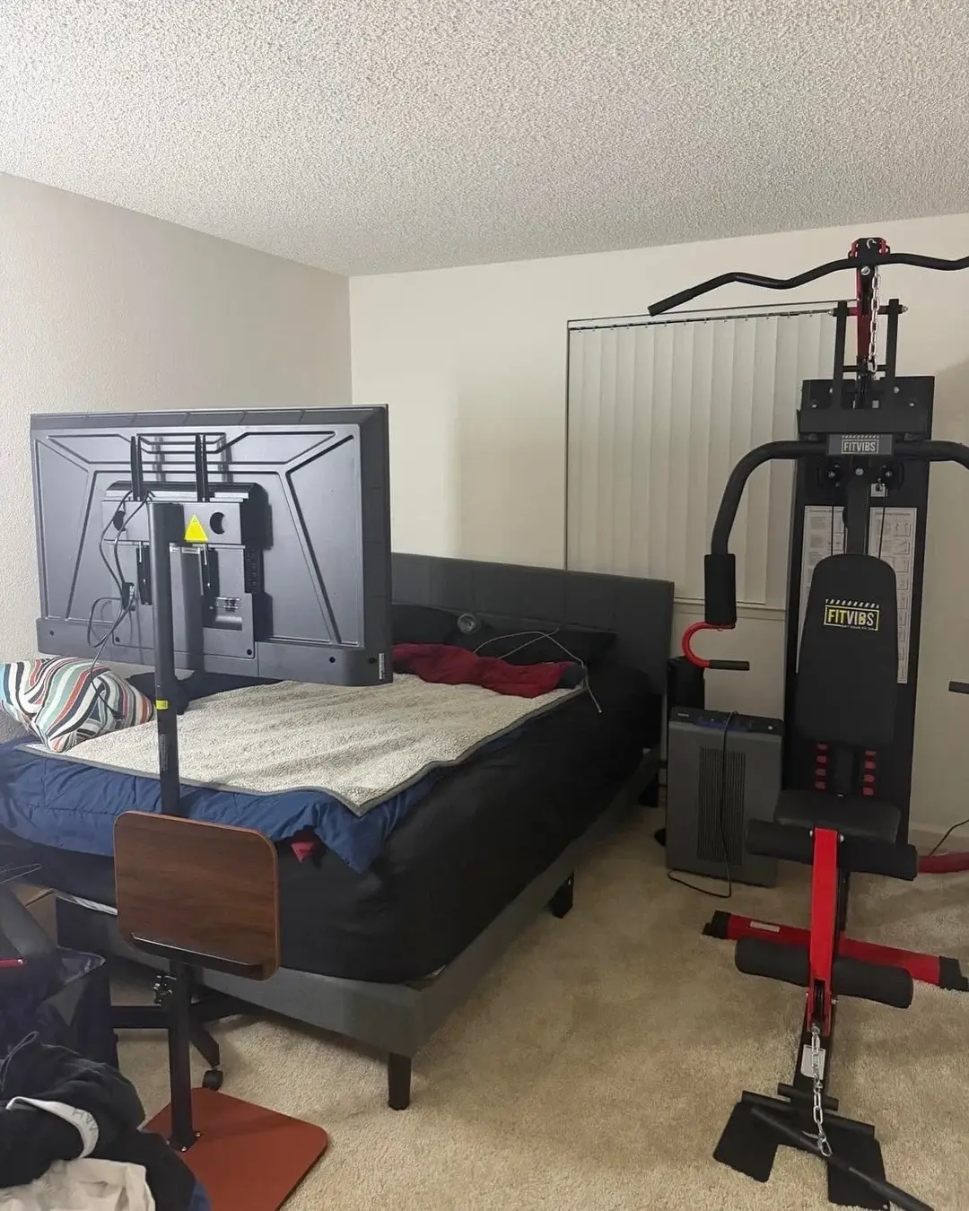 Girls, is this a red flag bedroom? (Reddit r/malelivingspace/Instagram / @‌complex)