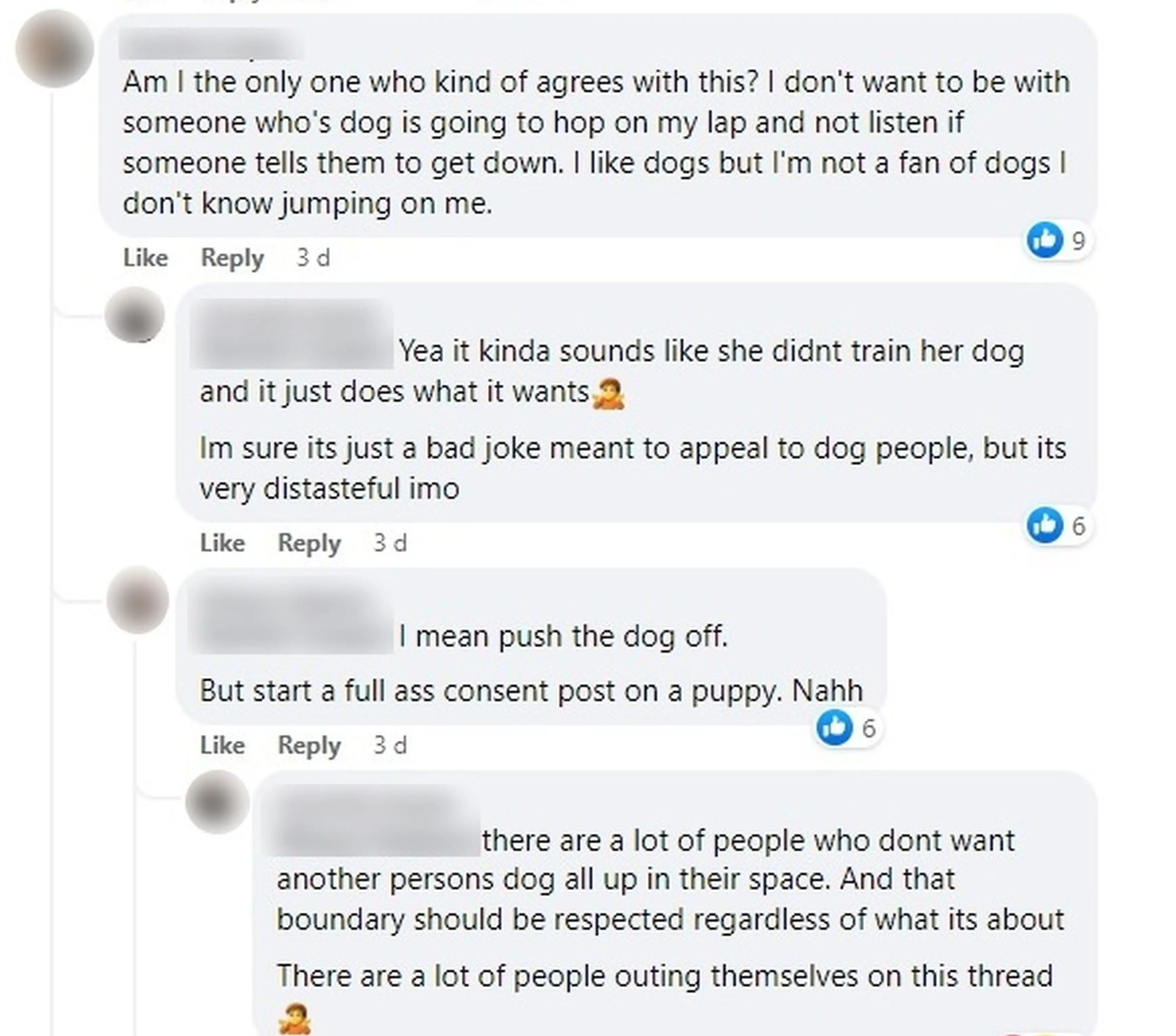 Some people agreed with the man's post, though they thought it was a bit much when a simple left swipe would have sufficed.