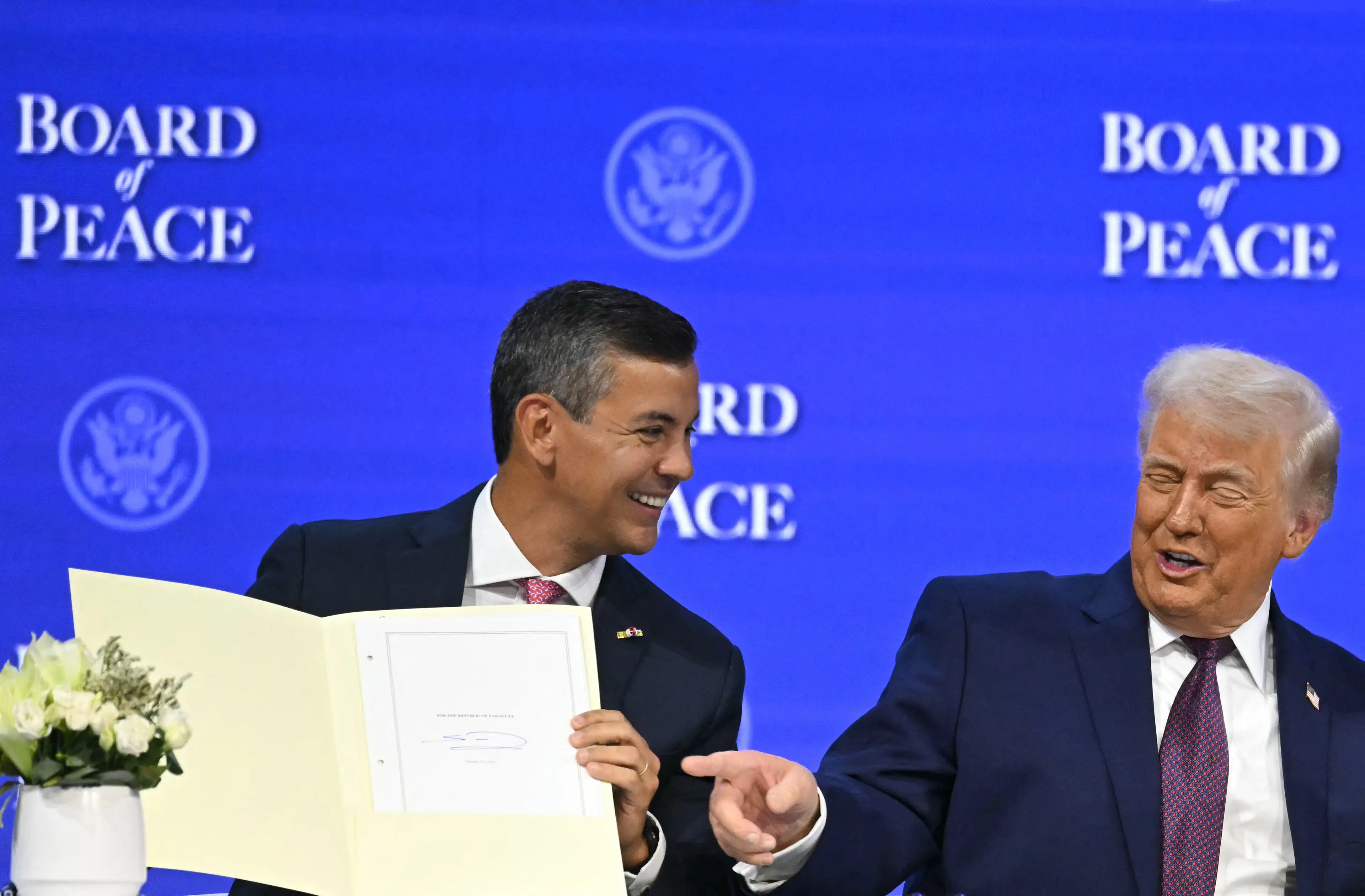 Trump claimed he doesn't like 'young, handsome men' (Fabrice COFFRINI / AFP via Getty Images)