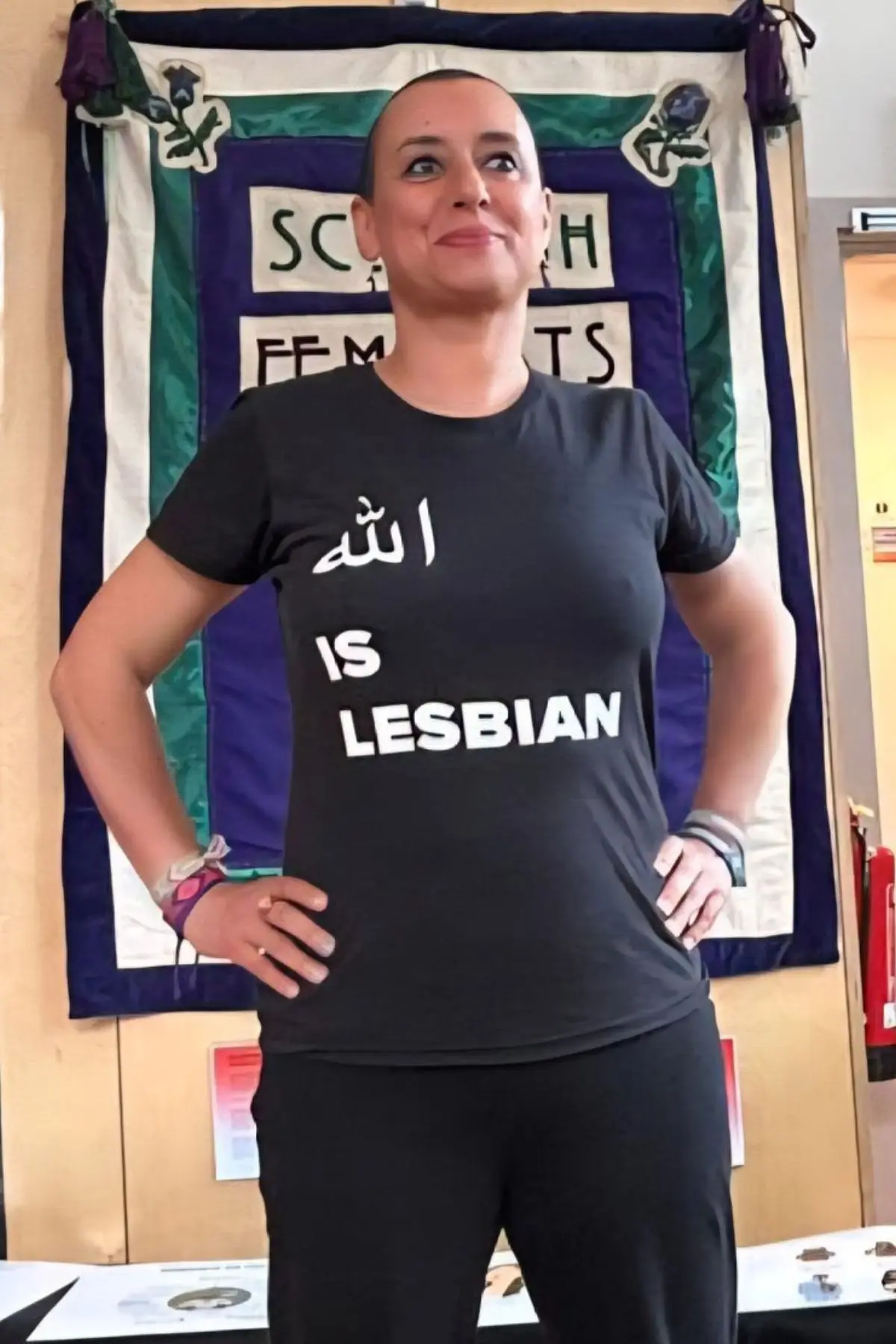 A woman's social media post has led to her arrest, and she now faces up to two years in jail if found guilty of violating laws (X/@ibtissamebetty)