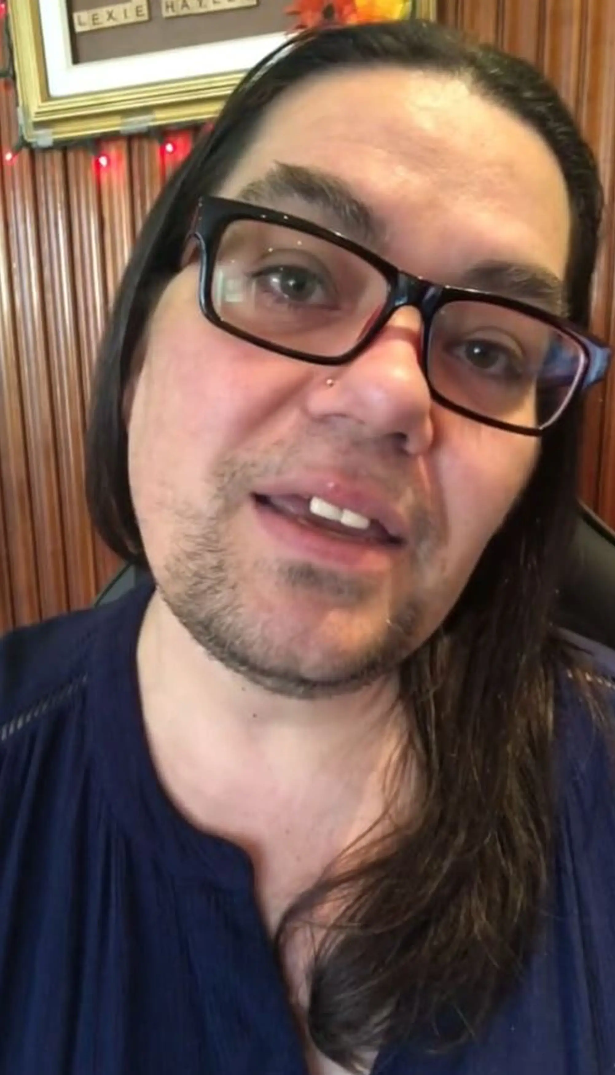 Anissa has stopped shaving her facial hair.