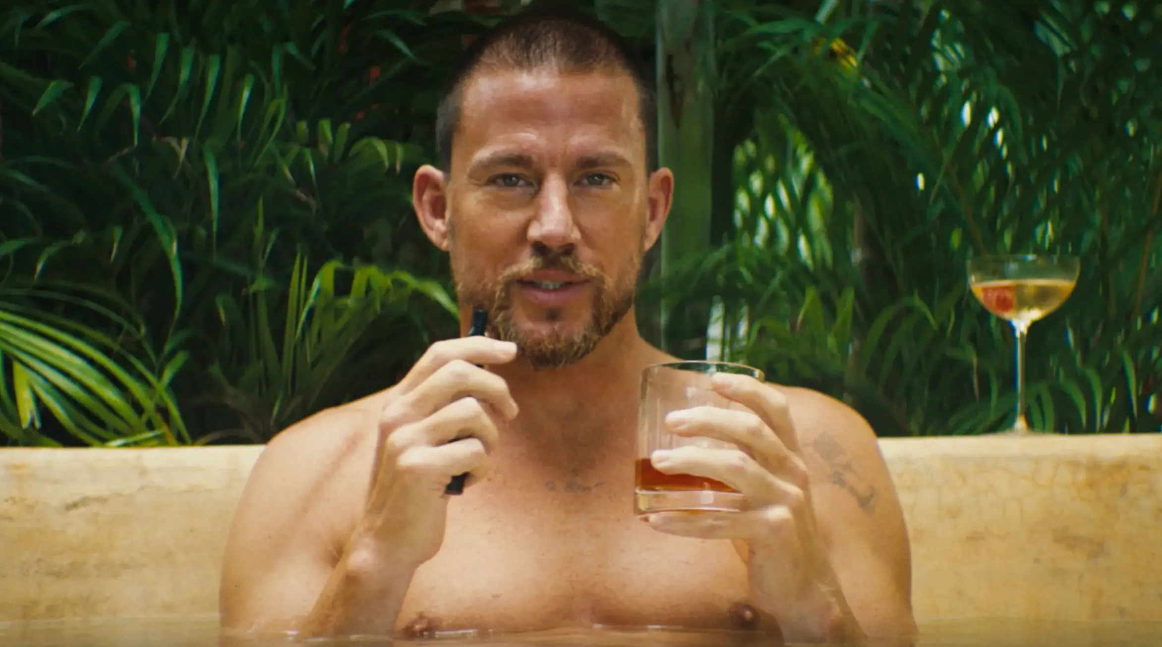 The actor stars as Slater King in Blink Twice (Amazon MGM Studios)