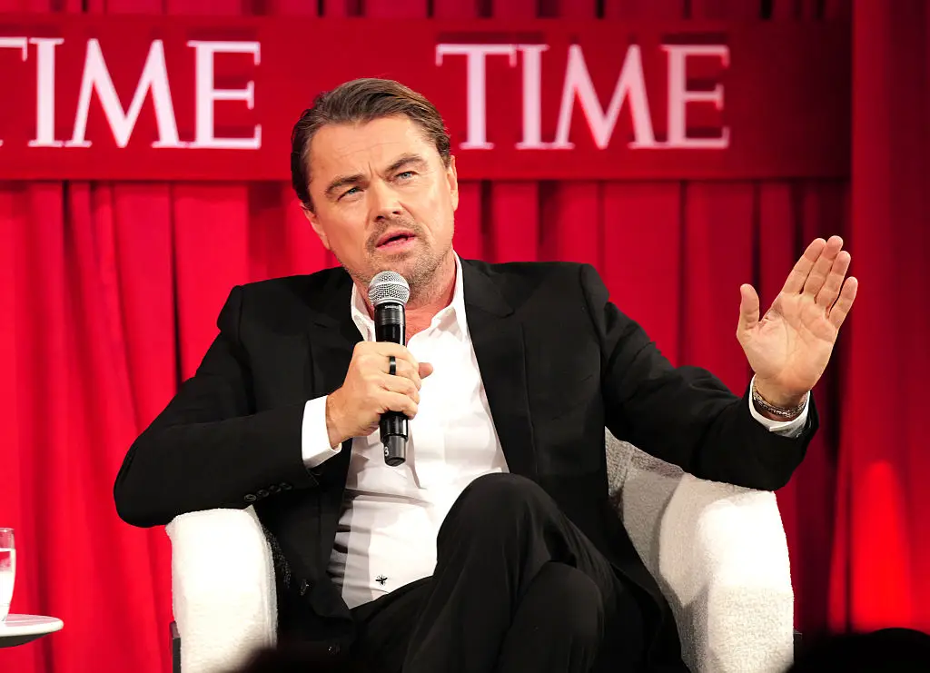 Leonardo DiCaprio at TIME magazine interview (Getty Images: Craig Barritt)