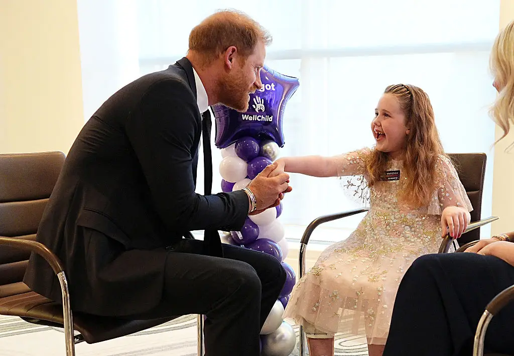 Prince Harry visited children at the WellChild Awards (Aaron Chown - Pool/Getty Images)