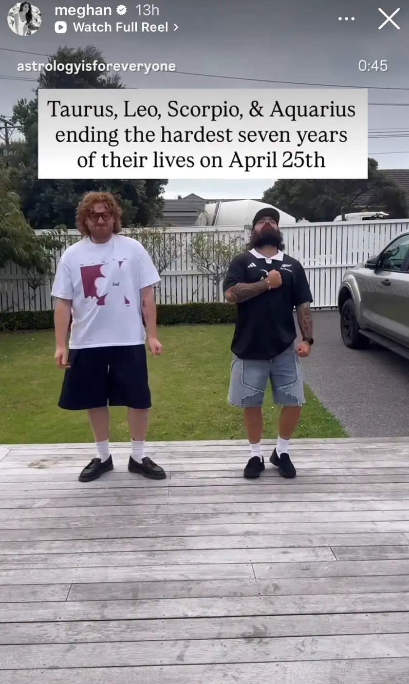 Meghan suggested the 'hardest seven years' of her life are about to come to an end (Instagram/meghan)