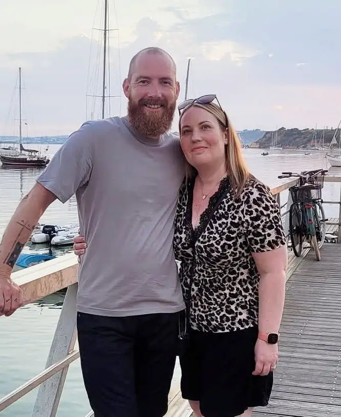 The couple tied the knot in 2021 (Courtesy Michelle Wylie / SWNS)