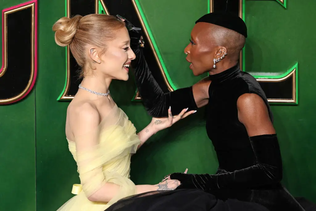 Ariana Grande and Cynthia Erivo at the UK Wicked premiere (Tim P. Whitby/Getty Images)