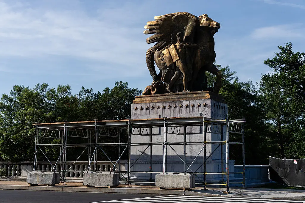 A number of Washington DC statues are also getting an expensive freshen-up (Bloomberg/Getty Images)