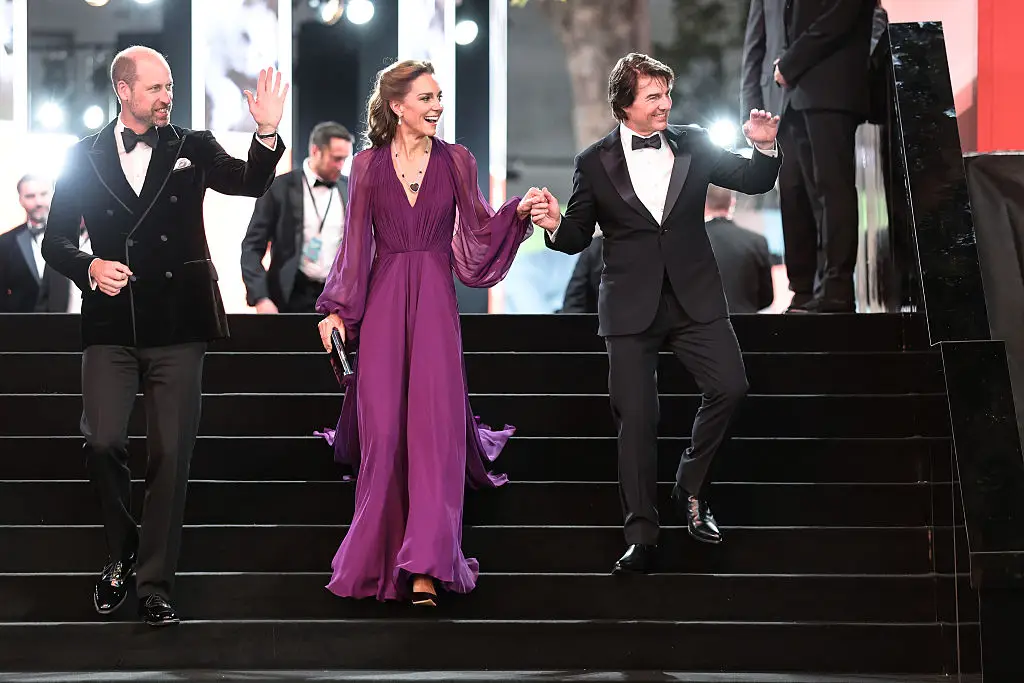 Cruise joined the royal couple for his latest movie premiere in London (Chris Jackson/Getty Images)