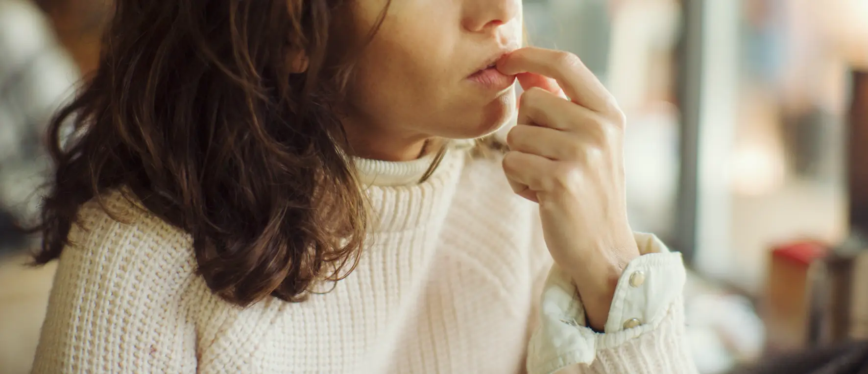 Biting your nails is another common 'stim' (Photo by Rafa Elias / Getty Images)