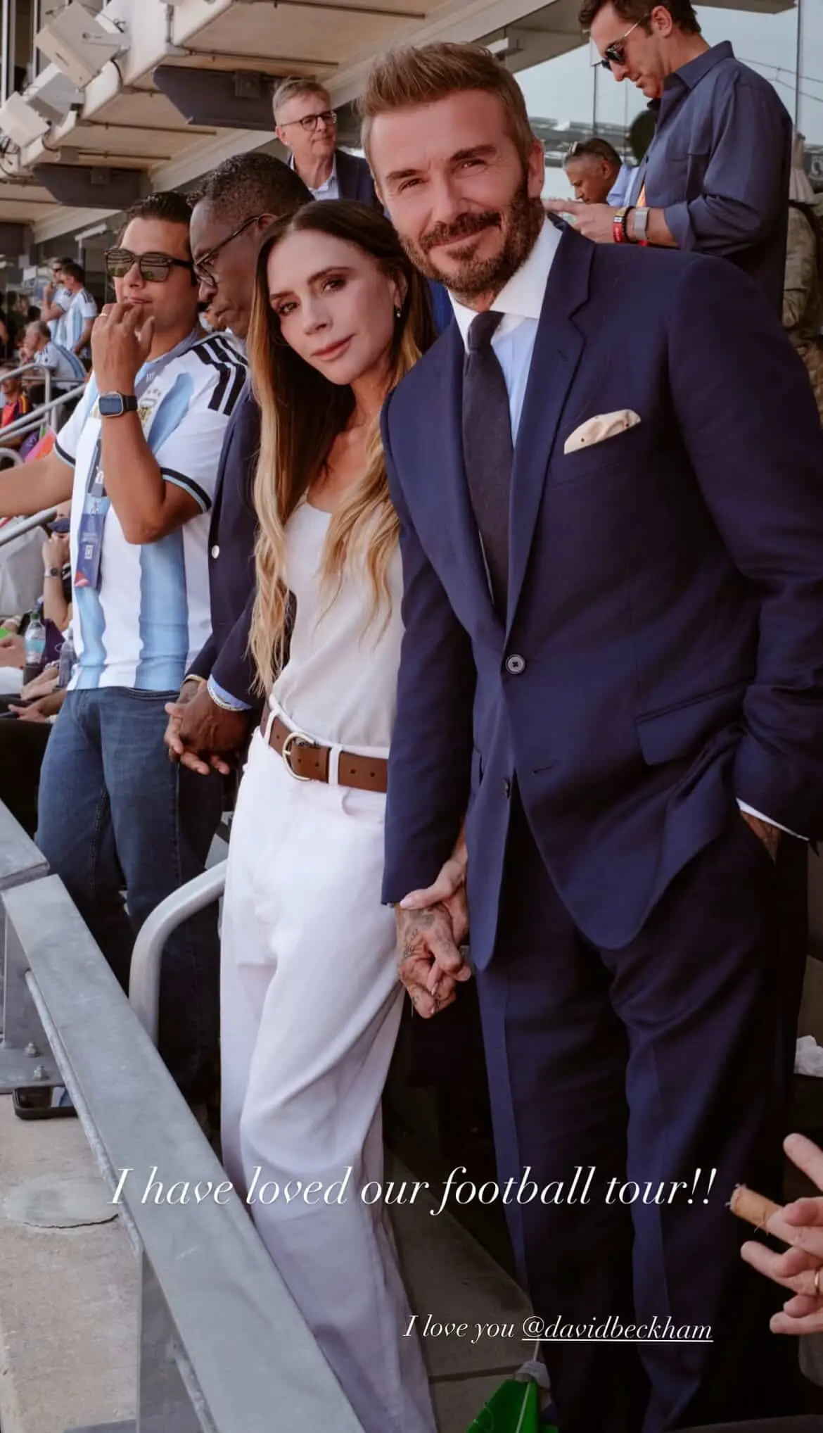 Victoria shared a sweet tribute to husband David (instagram/Victoria Beckham)