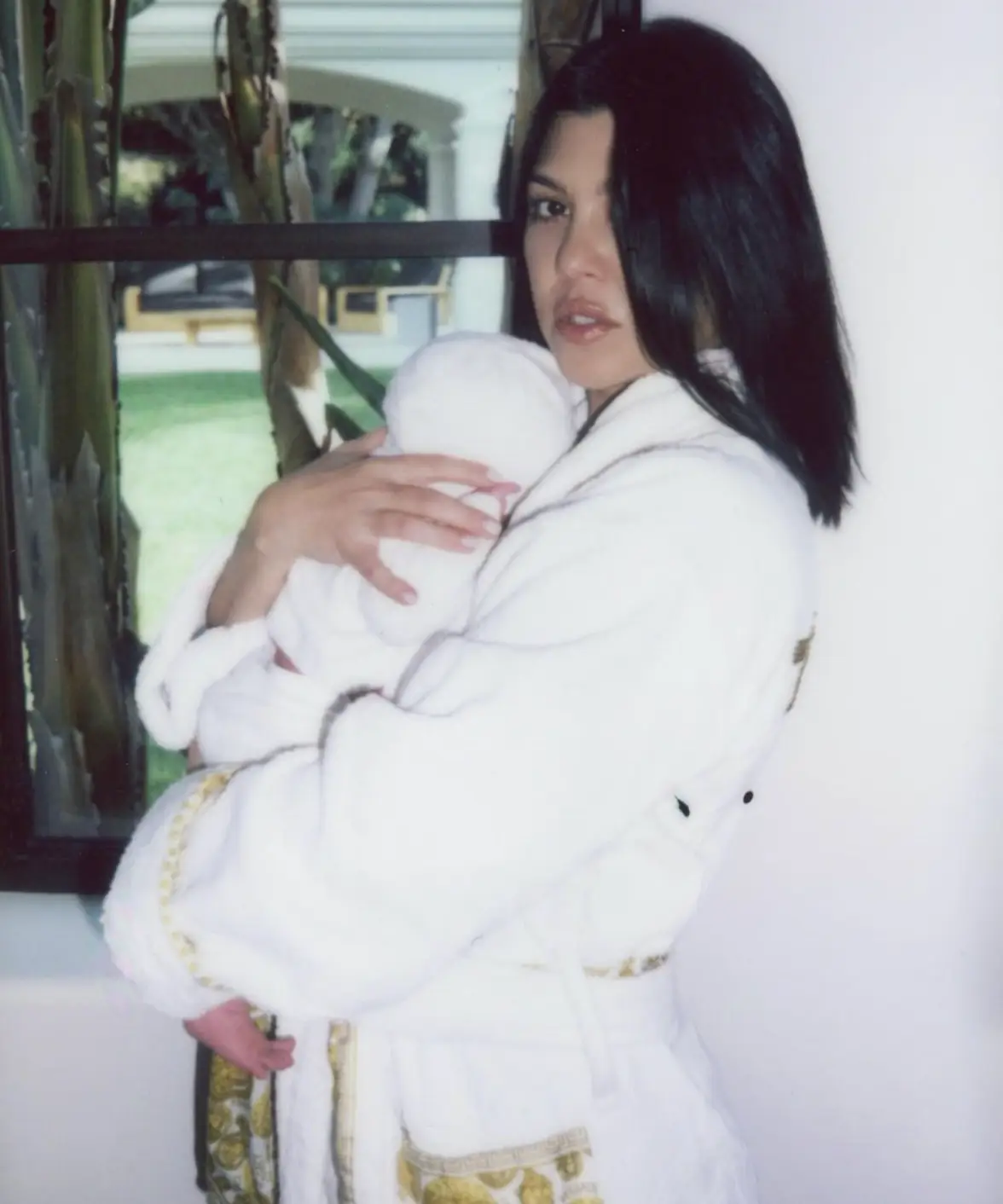 Kourtney welcomed her son in November. (Instagram/@kourtneykardashian)