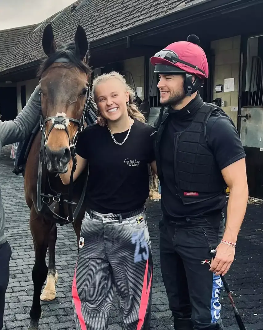 Meanwhile, JoJo went official with former Love Islander Chris Hughes last month (Instagram/jojosiwa)