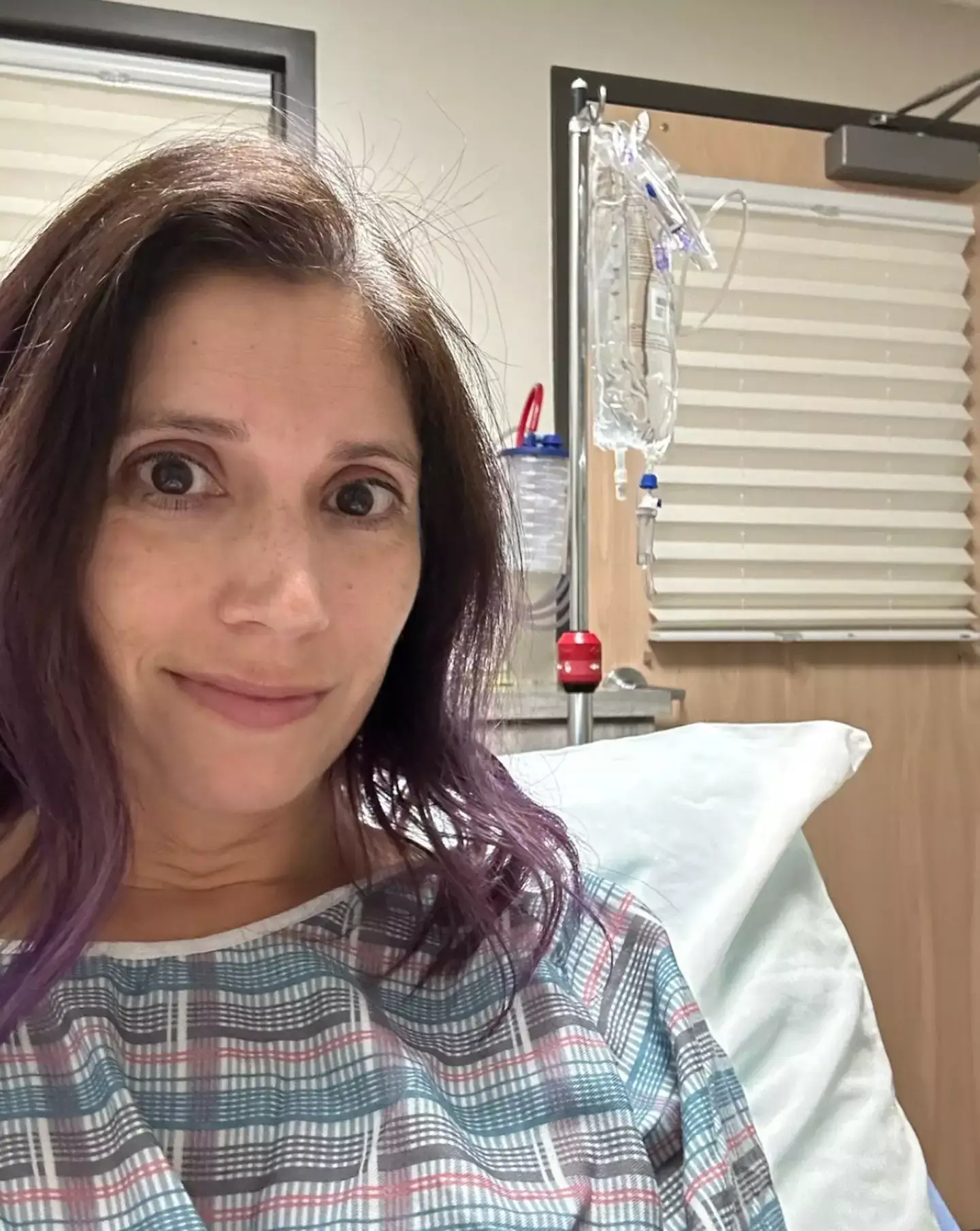 The mum-of-one Jelena had 28 days of radiation and oral chemotherapy, followed by surgery to remove the tumour. (Instagram/@colorado.jelena)