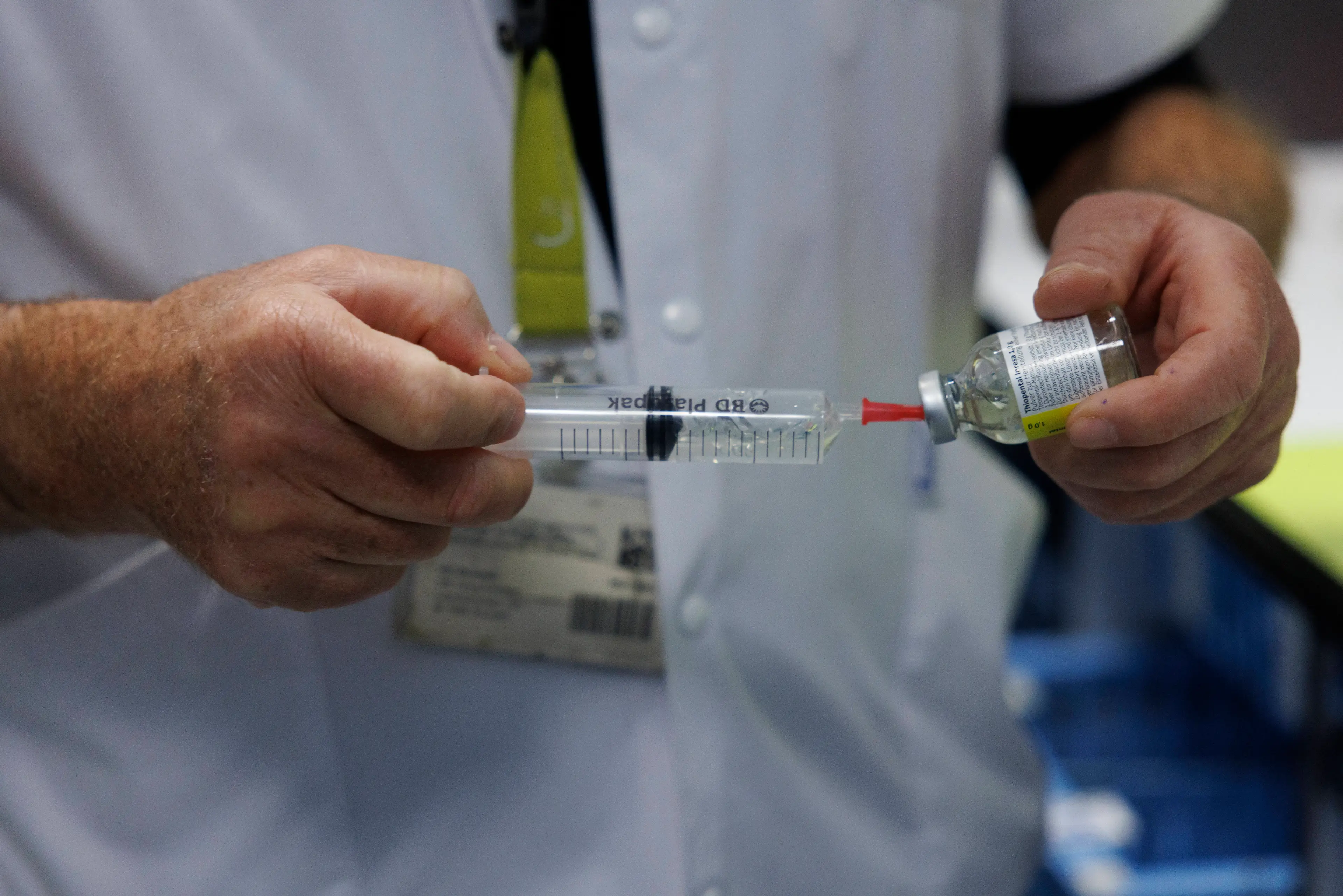 Pike's team have argued against the use of the legal injection method (Simon WOHLFAHRT / AFP via Getty Images)