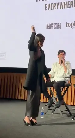 Dakota threw down the microphone and walked off after the exchange (Splitsville Promo)