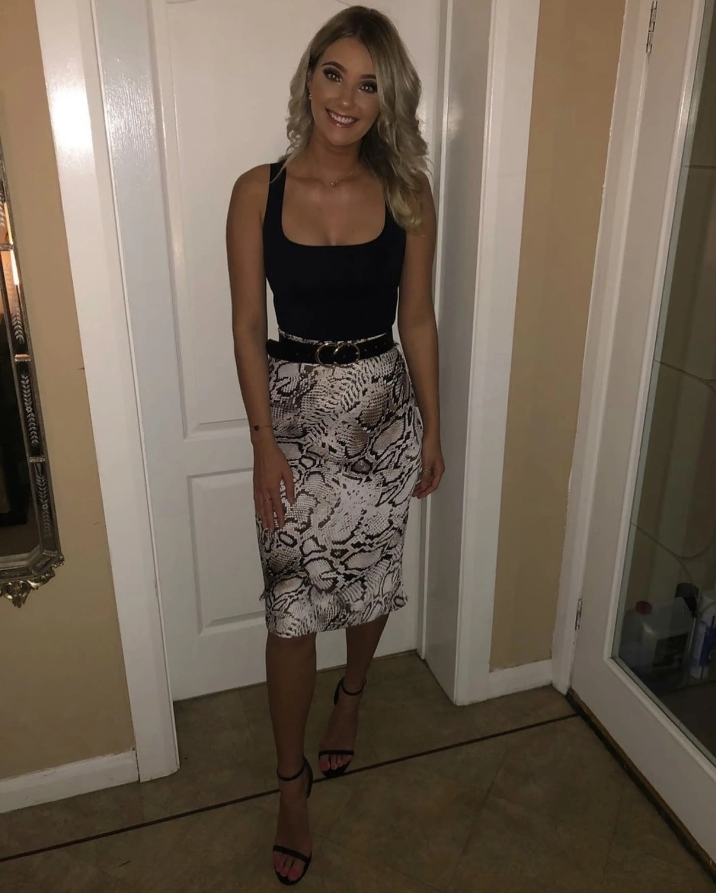 Nicole said within six months, the steroids were 'eating away' at her skin.