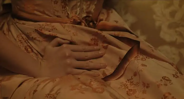 The period blood storyline draws on a real detail from the 1892 Borden investigation (Netflix)