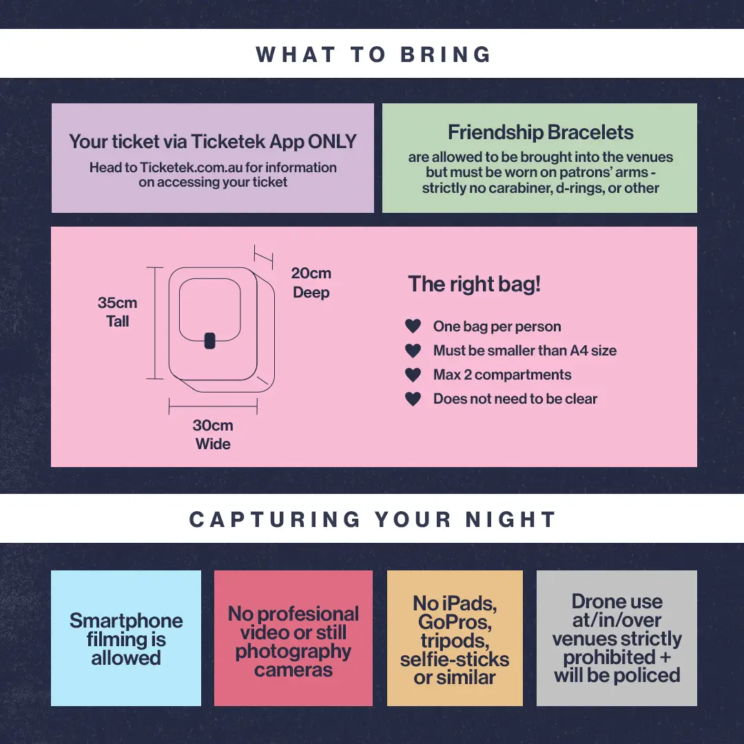 While friendship bracelets were allowed, some associated items weren't.