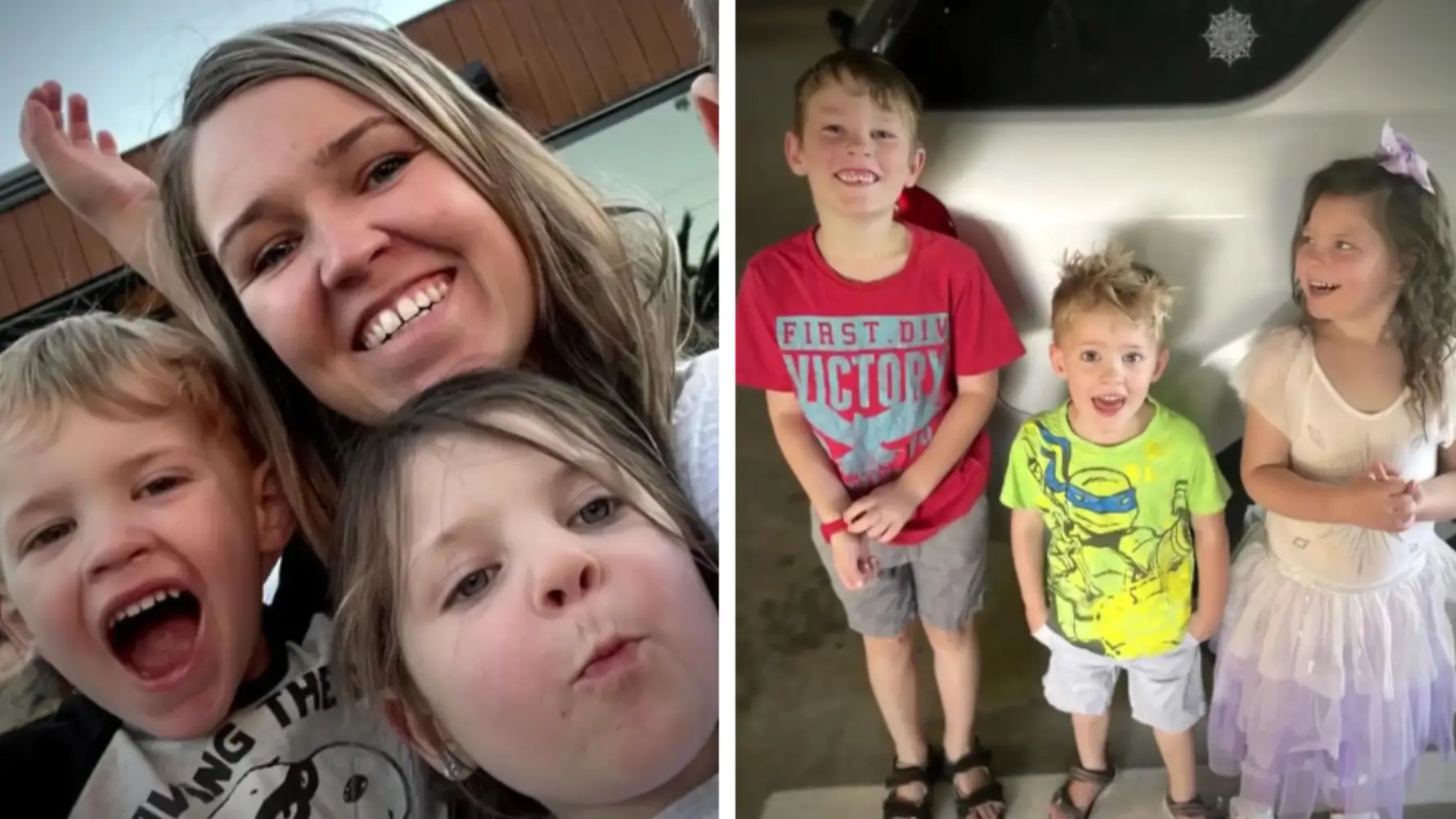 Devastated mum says all three of her kids have been diagnosed with childhood dementia