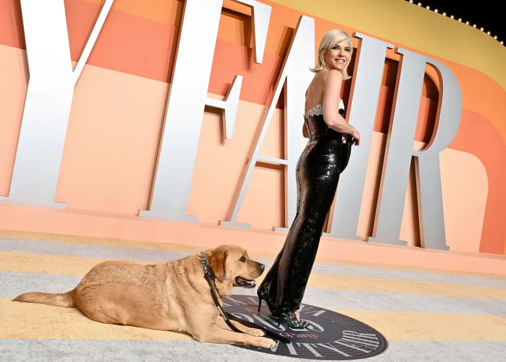 Scout is Selma Blair's service dog, who helps aid her following her diagnosis with multiple sclerosis (Axelle/Bauer-Griffin/FilmMagic)