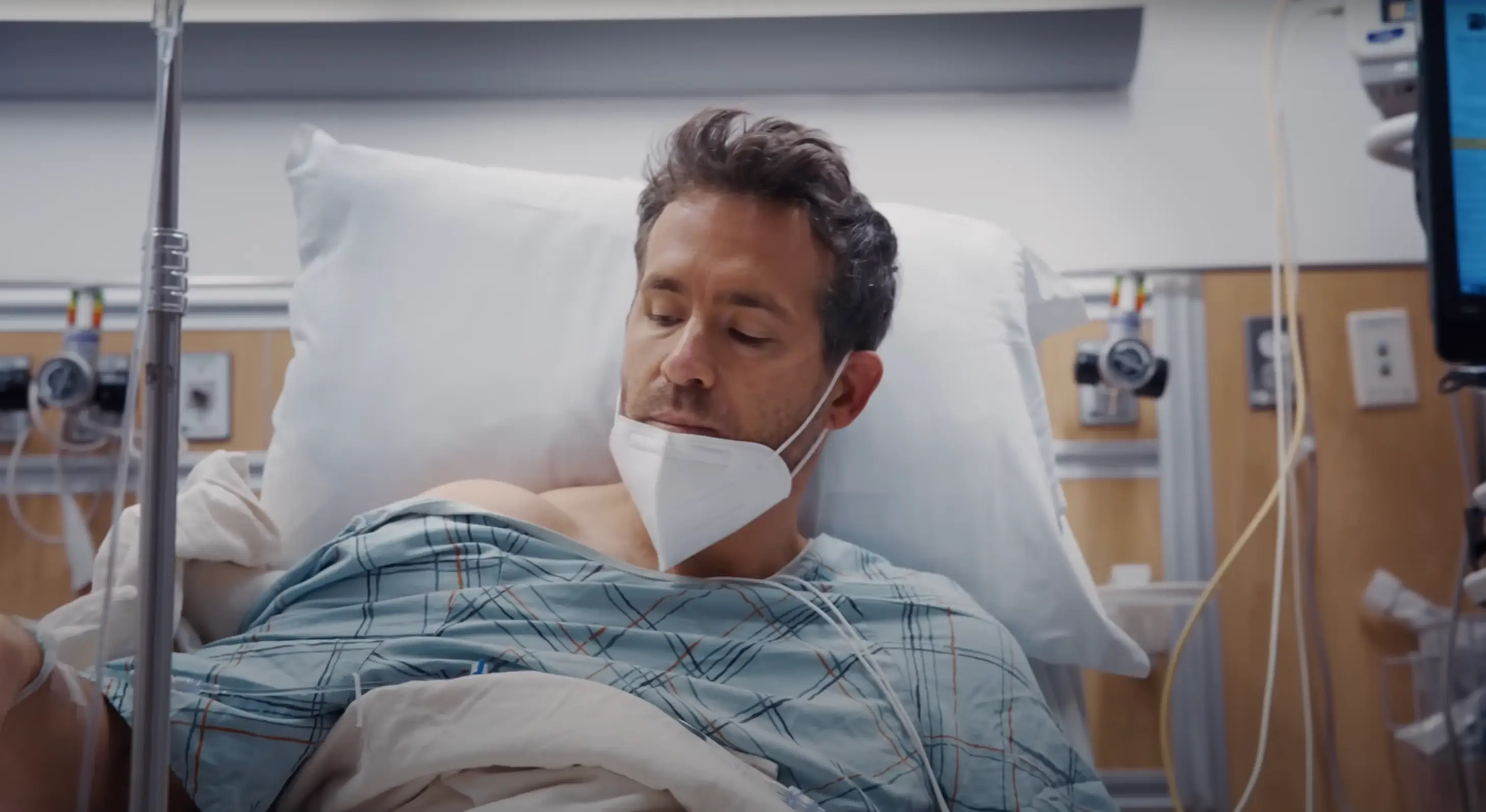 A polyp was removed during the procedure (YouTube/Ryan Reynolds)