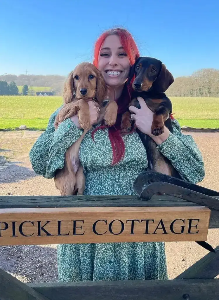 The couple moved to Pickle Cottage in 2021 (Instagram/@staceysolomon)