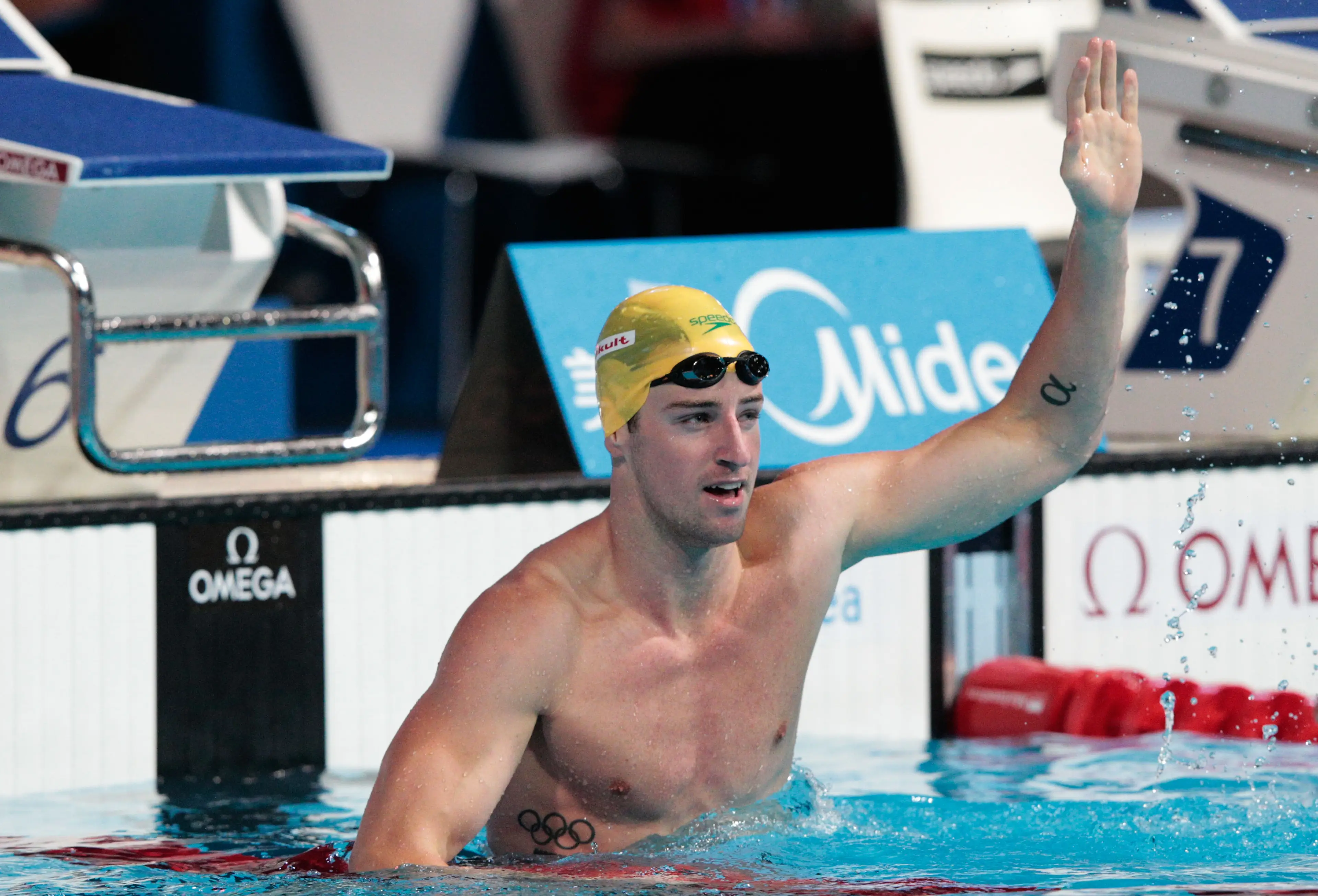 The pro swimmer noted that 'world class athletes' don't eat a 'vegan diet'. (Adam Pretty/Getty Images)