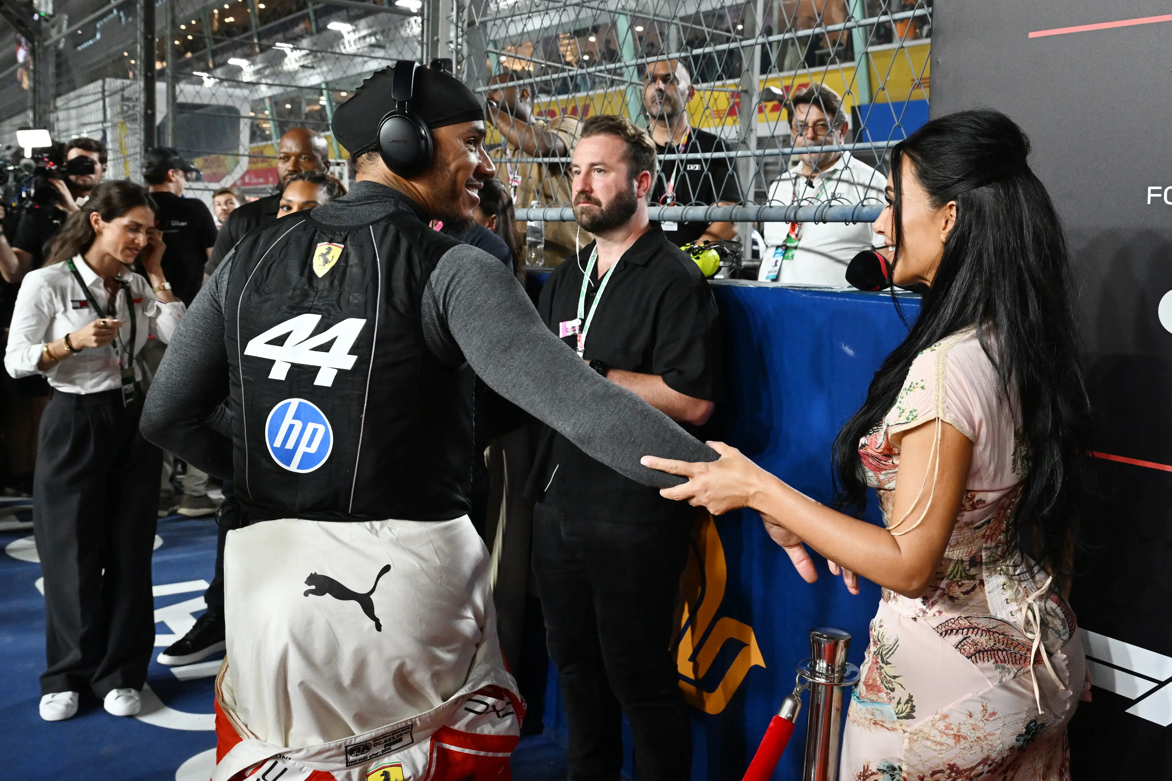The couple went Insta-official in July (Mark Sutton - Formula 1/Formula 1 via Getty Images)