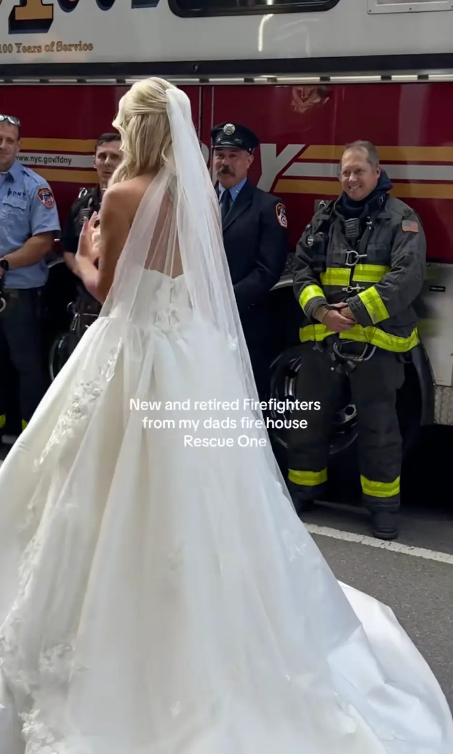 Kristin shared the emotional moment on social media and it's been viewed more than 30million times (@kristin_schnacky/TikTok)